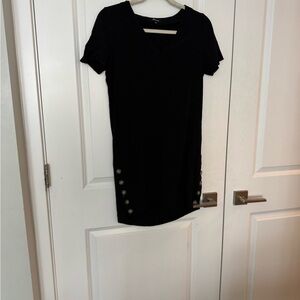 Madewell side button easy dress